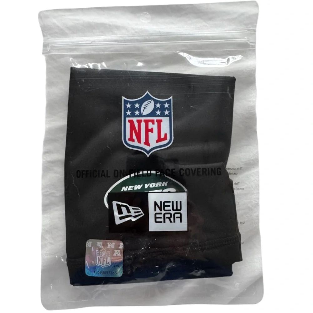 New Era Black NFL New York Jets Face Covering